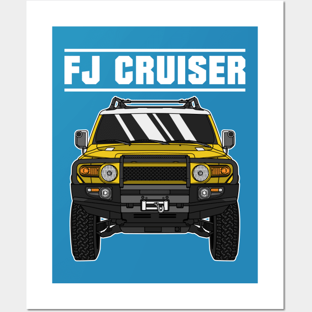 Toyota FJ Cruiser Wall Art by Guyvit